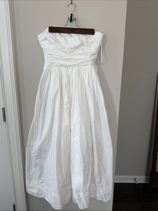 A.L.C. Dresses & Skirts - A.L.C. Strapless White Midi Dress